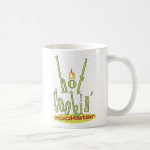heißes cookin rockstar Logo Tasse