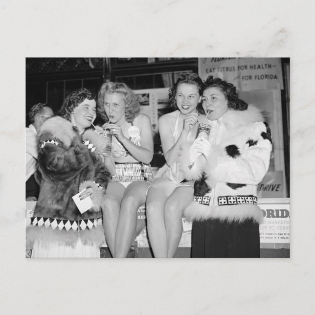 Heißes Geschäft: 1940 Postkarte (Vorderseite)