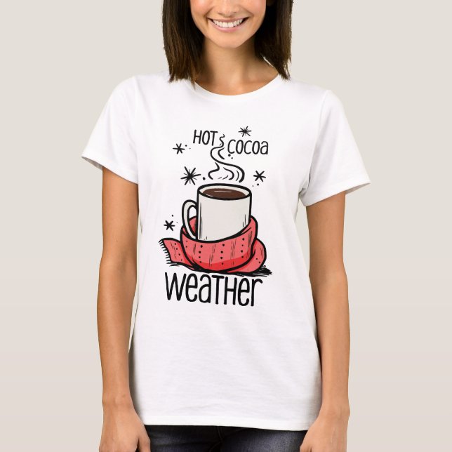 heißes Kakaowetter T-Shirt (Vorderseite)