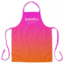 Heißes Magenta Rosa Helles Orange Ombre Personalis