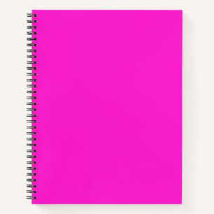 Heißes Magenta Vollton Notizbuch