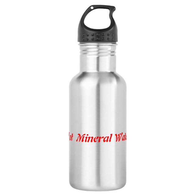 Heißes Mineralwasser botle Edelstahlflasche (Vorderseite)