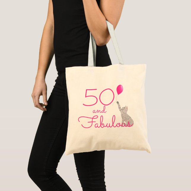Heißes Rosa 50 und fabelhafte Tragetasche (Vorderseite (Produkt))