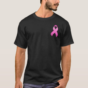 Heißes Rosa-Bewusstseins-Taschen-Band-T - Shirt
