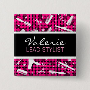 Heißes Rosa-bezauberndes kundenspezifisches Button