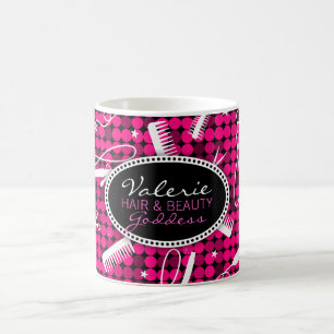 Heißes Rosa-bezauberndes kundenspezifisches Haar Tasse