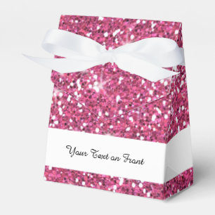 Heißes Rosa-Glitzer gedruckt Geschenkschachtel