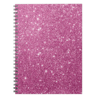Heißes Rosa-Glitzer-Glitzern Notizblock