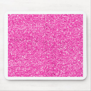 Heißes Rosa-Glitzer Mousepad