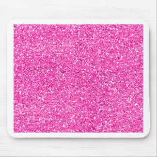 Heißes Rosa-Glitzer Mousepad