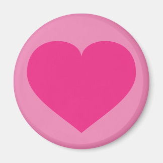 Heißes Rosa Herz Magnet