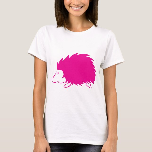 Heißes Rosa-Igel T-Shirt (Vorderseite)