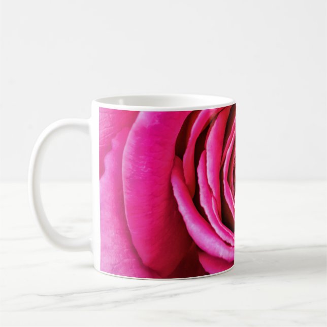 Heißes Rosa-Rose Tasse (Links)
