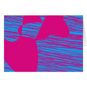 Heißes Rosablob-Fuchsie und aquamarine abstrakte