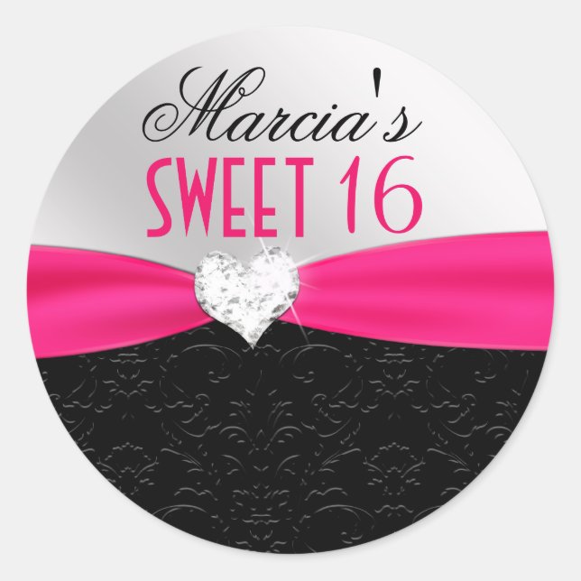 Heißes Runder Aufkleber (Vorderseite)