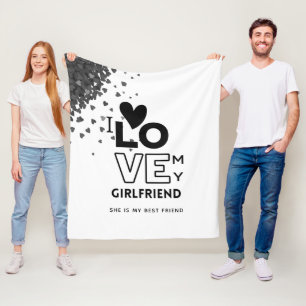 HEISSESTE Freundin Alarm! Ich liebe meine Freundin Fleecedecke