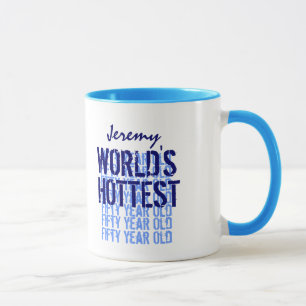 Heißester die 50 Jährig-Geburtstags-individuelle Tasse