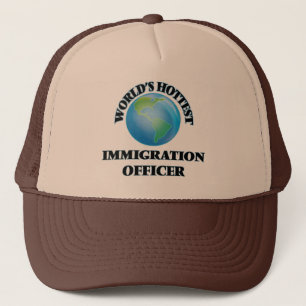 Heißester die Immigrations-Offizier der Welt Truckerkappe