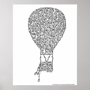 HEISSLUFT-BALLON durch NICHOLAS_COPYRIGHT_M… Poster