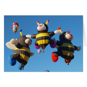 Heißluft-Ballon - im Ballon aufsteigend