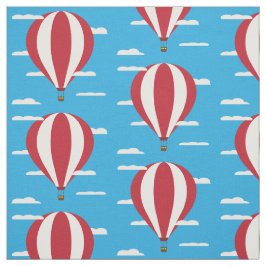 Heißluft steigt Gewebe im Ballon auf Stoff