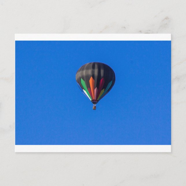 Heißluftballon 1 postkarte (Vorderseite)
