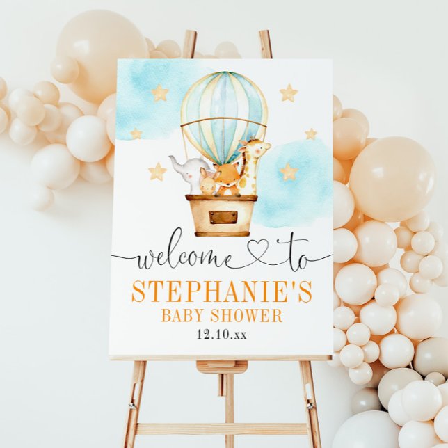 Heißluftballon Auf und Ab Begrüßungszeichen Poster (Von Creator hochgeladen)