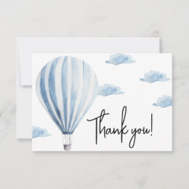 Heißluftballon Babydusche Danke