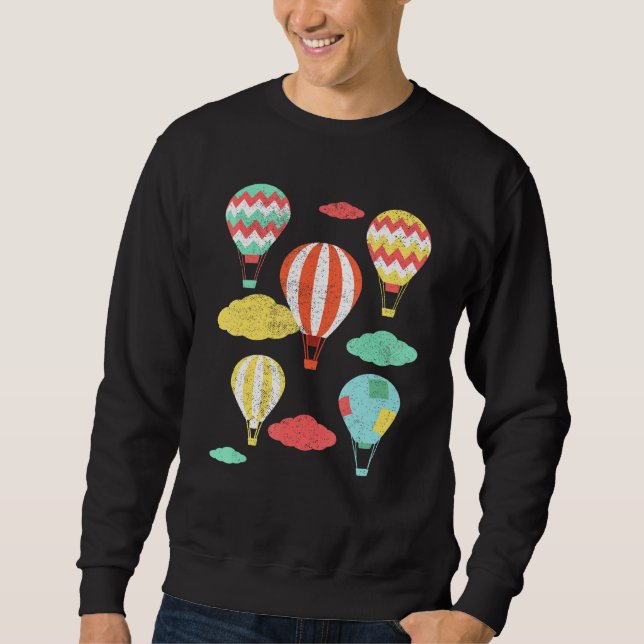 Heißluftballon Ballonfahrten Heißluftballon Sweatshirt (Vorderseite)