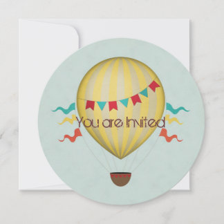 Heißluftballon Birthday Einladung