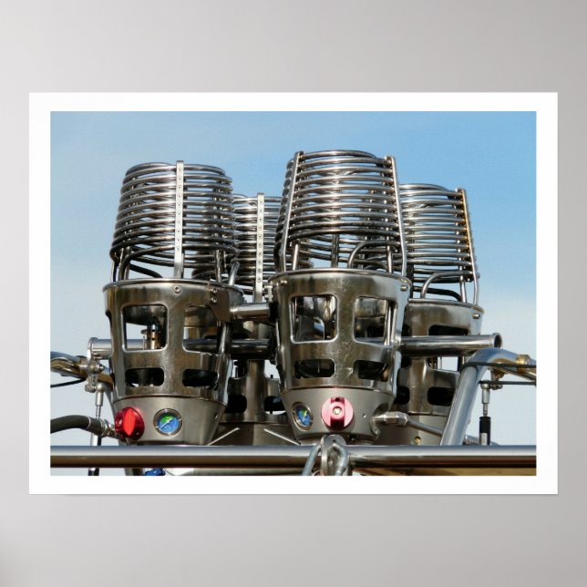 Heißluftballon Burners Poster (Vorne)
