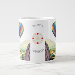 Heißluftballon Cappadocia Türkisch, Türkei Jumbo-Tasse