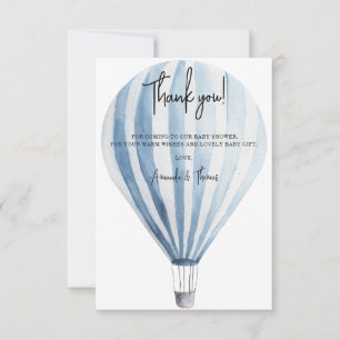 Heißluftballon Danke Baby Shower