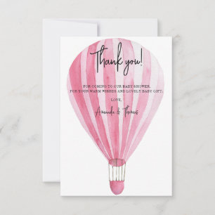 Heißluftballon Danke Baby Shower