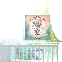 Heißluftballon Elephant Fensteraufkleber