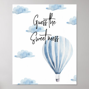 Heißluftballon - Errate das süße Durcheinander Poster
