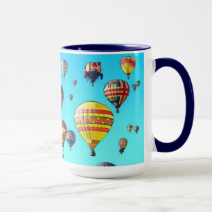 Heißluftballon Fiesta Digitales Kunstdesign Tasse