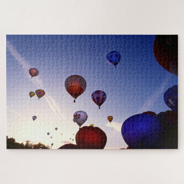 Heißluftballon Fiesta. Puzzle (Horizontal)