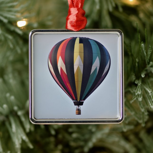 Heißluftballon Foto Ornament (Baum)