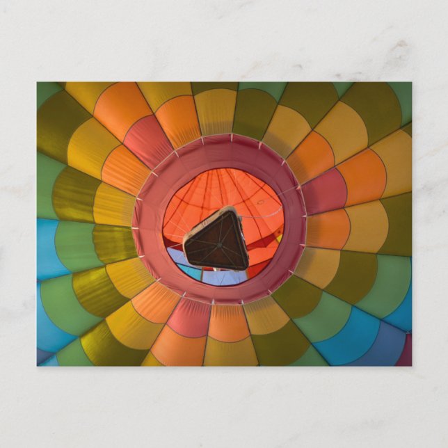 Heißluftballon-Fotografie aus dem Great Reno Race Postkarte (Vorderseite)