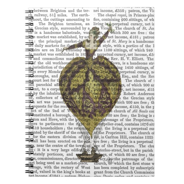 Heißluftballon Frau 1 Notizblock (Vorderseite)