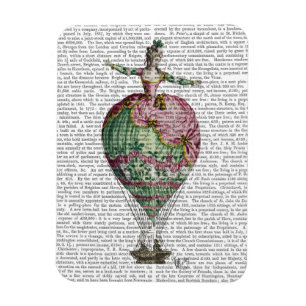 Heißluftballon Frau 2 Magnet