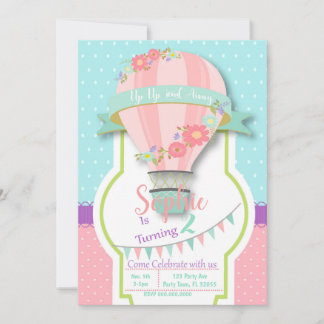 Heißluftballon Geburtstagsinvestition