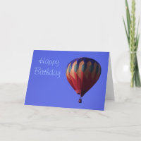 Heißluftballon Geburtstagskarte *Individuell anpas