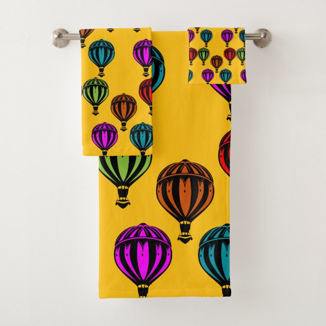 Heißluftballon Gemustert Badhandtuch Set (Insitu)