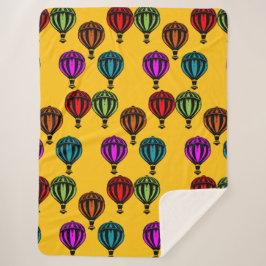 Heißluftballon Gemustert Sherpadecke