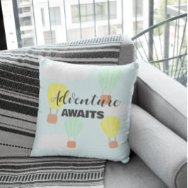 Heißluftballon Geschlecht Neutrale Babydusche Kissen