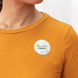 Heißluftballon Geschlecht Neutrale Babydusche Runder Aufkleber