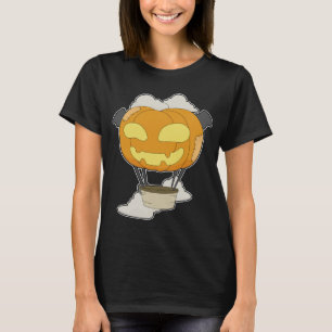 Heißluftballon Halloween Pumpkin T-Shirt