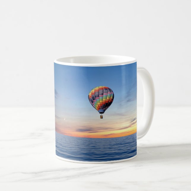 Heißluftballon-Image für klassische Weiße Tasse (VorderseiteRechts)